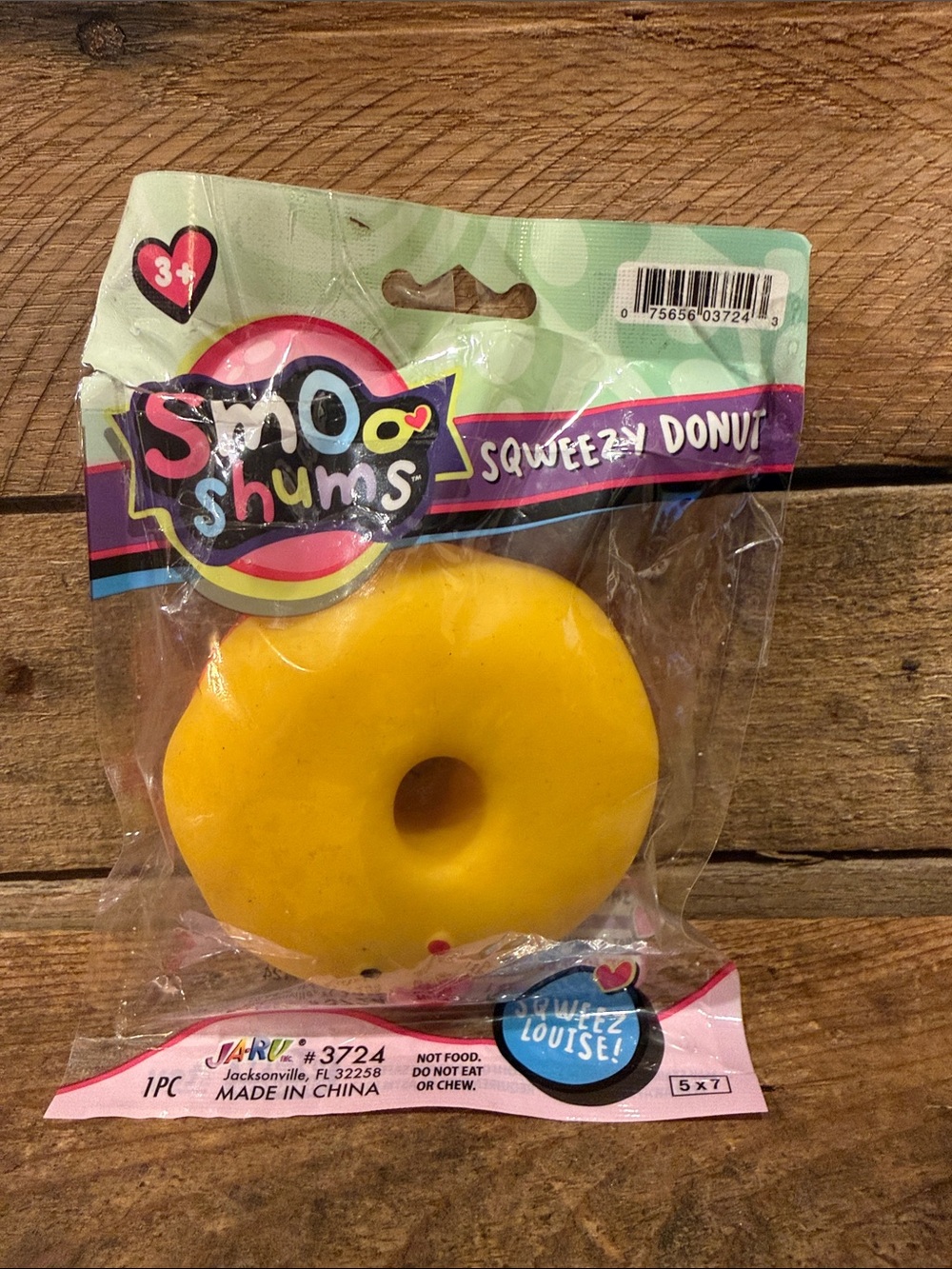 Smooshums Squeezy  Chicken Donut - Yellow